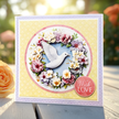 Die Cut Decoupage – Dove with Flowers (pack of 3)