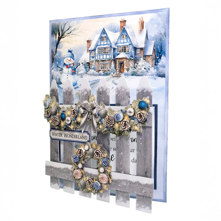 Katy Sue Die Cut Decoupage – Christmas Floral Embellishments, Winter (pack of 3)