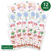 Die Cut Decoupage - Birthday Cake and Flowers (Pack Of 12)