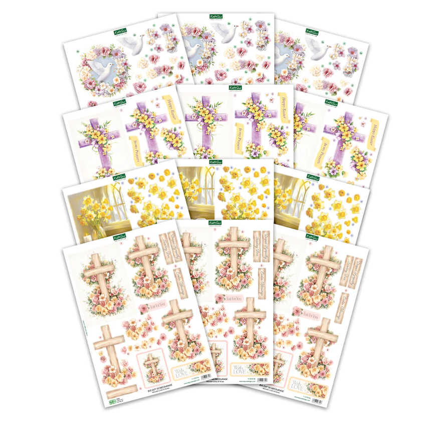 Die Cut Decoupage – Easter Blessings (pack of 12)