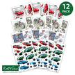 Die Cut Decoupage – Cars and Bikes (Pack Of 12)