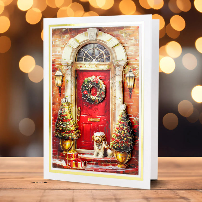 Katy Sue Designs Die Cut Decoupage – Deck the Halls (pack of 12)