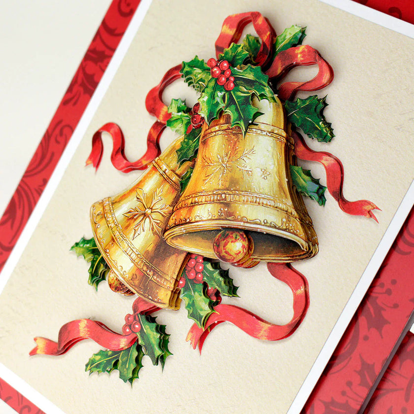 Katy Sue Designs Die Cut Decoupage – Deck the Halls (pack of 12)