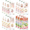 Die Cut Decoupage - Easter Animals & Spring Florals (pack of 12)