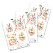 Die Cut Decoupage - Easter Animals & Spring Florals (pack of 12)