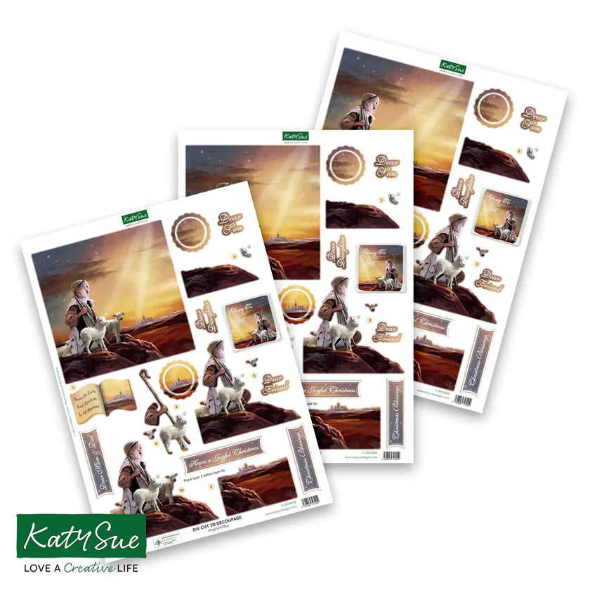 Die Cut Decoupage – Nativity (Pack Of 12)