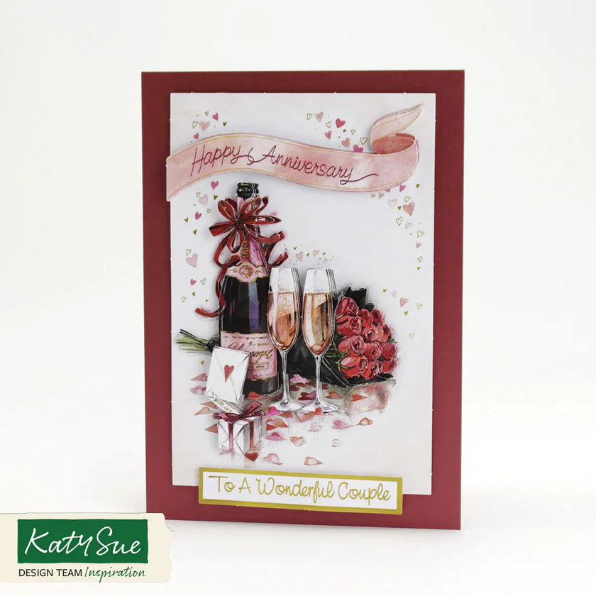 Die Cut Decoupage - Romance and Weddings (Pack Of 12)