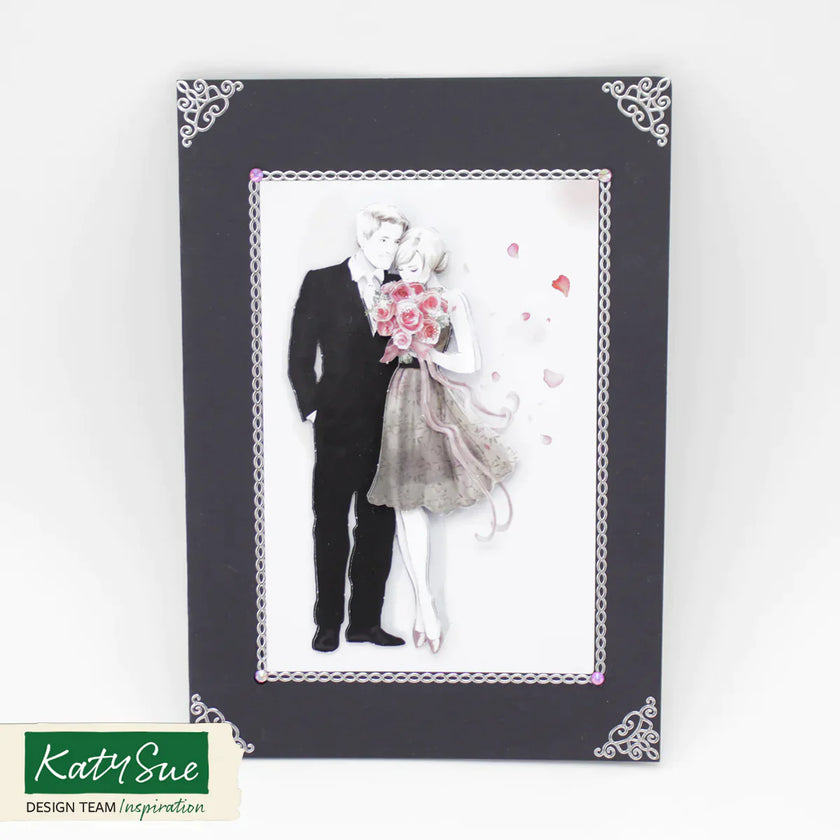 Die Cut Decoupage - Romance and Weddings (Pack Of 12)