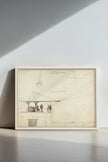 MEASURED MINDS, Oeuvre sur toile étirée