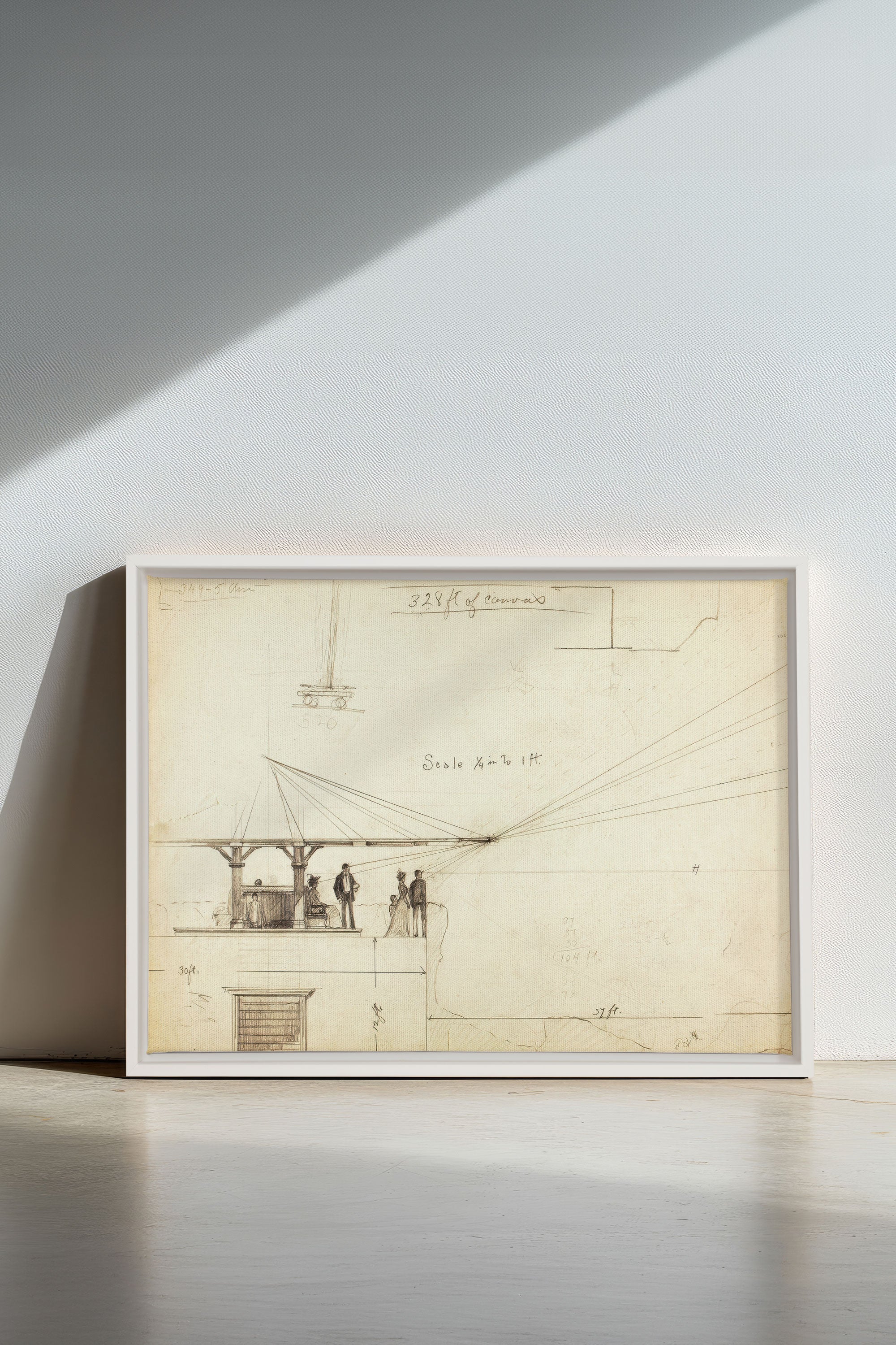 MEASURED MINDS, Oeuvre sur toile étirée