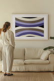 FLOW OF SHADES, Oeuvre sur toile étirée