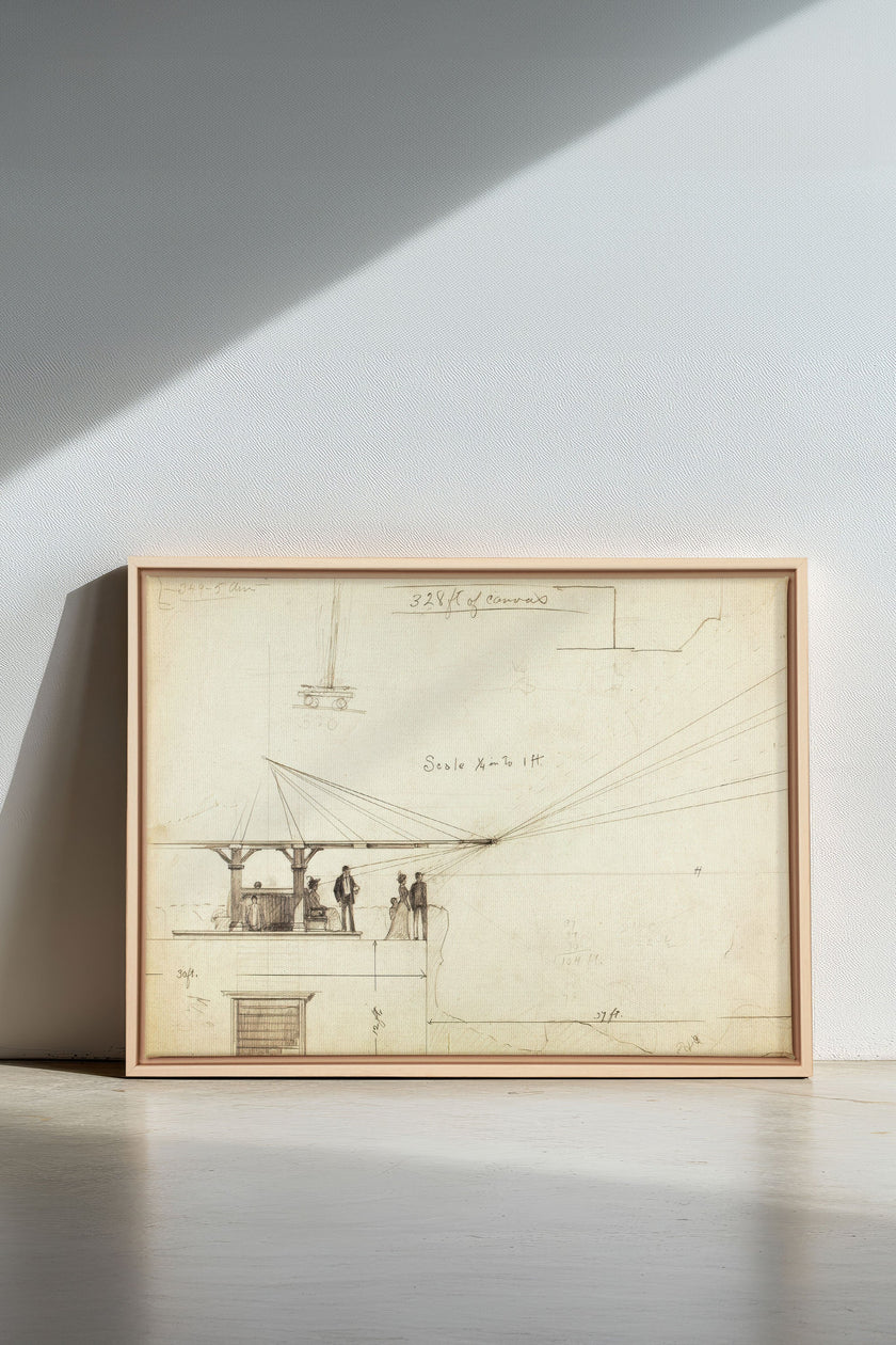 MEASURED MINDS, Oeuvre sur toile étirée