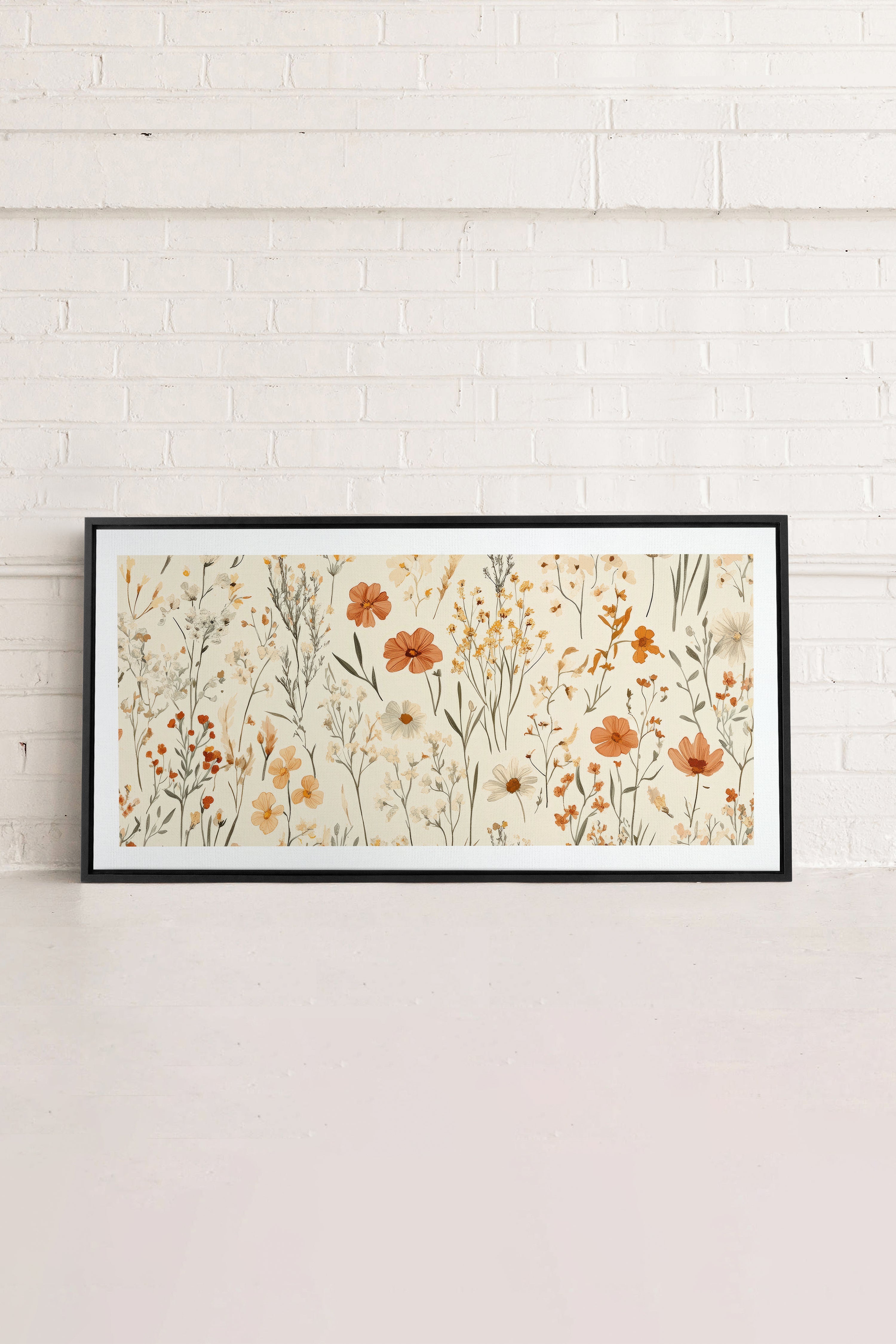 AUTUMN GARDEN, Oeuvre sur toile étirée