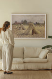 CHAMPS DES SOUVENIRS, Oeuvre sur toile étirée