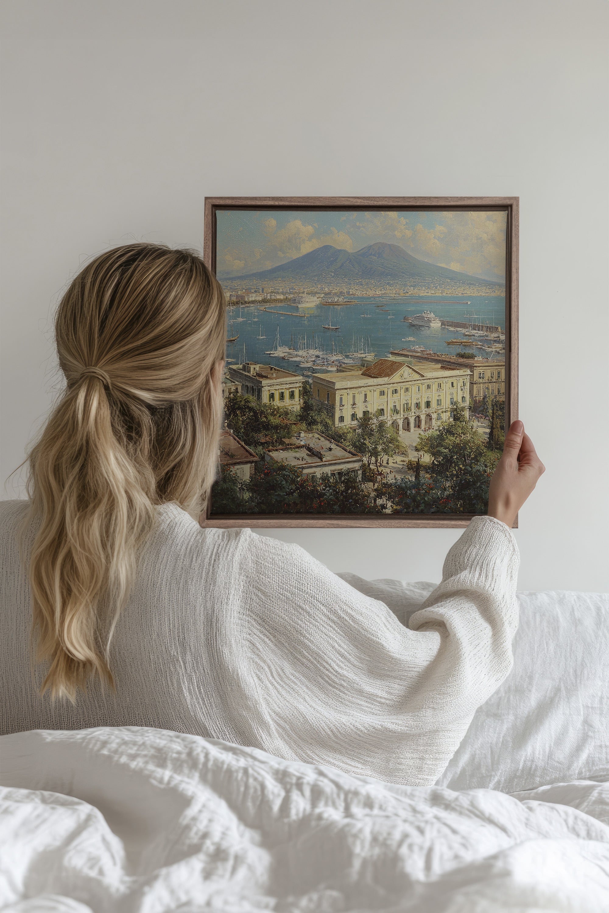 BAY OF GOLD, Oeuvre sur toile étirée