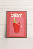 BLOODY CAESAR, Oeuvre sur toile étirée