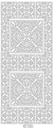 Deco Stickers - Corners with Swirls