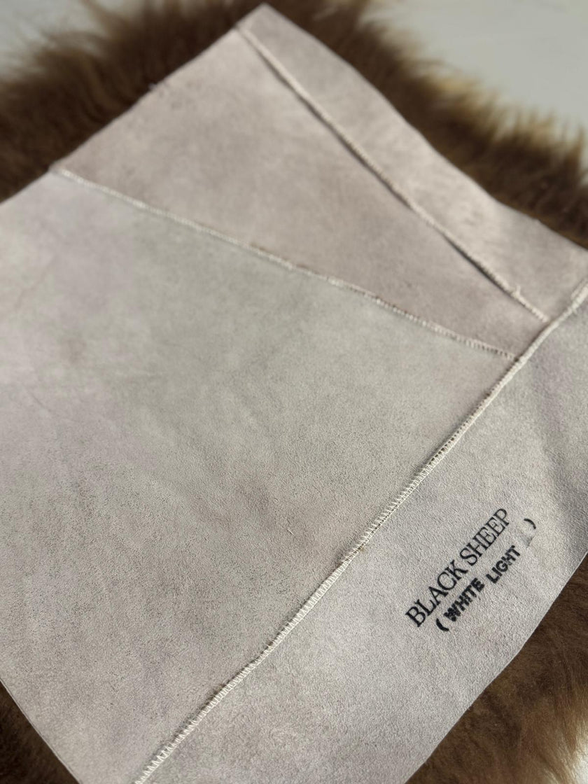 Natural Dark Grey Icelandic Sheepskin Chair Pad