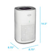 CLOROX 11031 Alexa Smart Medium Room True HEPA Air Purifier