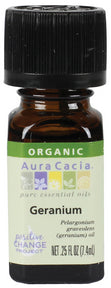 Aura Cacia - Geranium Organic Essential Oil (7ml)