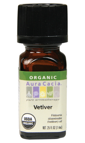Aura Cacia - Vetiver Certified Organic EO (7ml)
