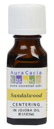Aura Cacia - Sandalwood with Jojoba Oil (15ml)