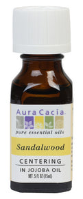 Aura Cacia - Sandalwood with Jojoba Oil (15ml)