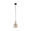 SOPHIA Ribbed Glass Pendant Light for Kitchen Island, Dining Room & Contemporary Interiors