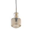 SOPHIA Ribbed Glass Pendant Light for Kitchen Island, Dining Room & Contemporary Interiors