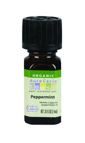 Aura Cacia - Peppermint, Natural Organic EO (7ml)