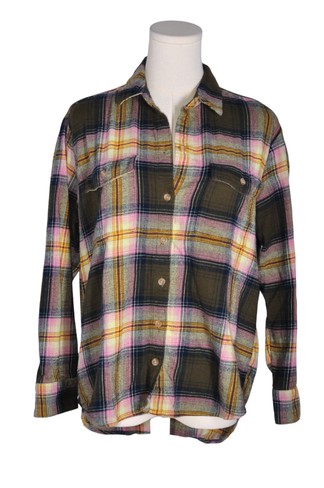 OLD NAVY Women Button Down Tops Regular fit in Brown - S