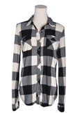 ARDENE Women Button Down Tops Regular fit in Black - M