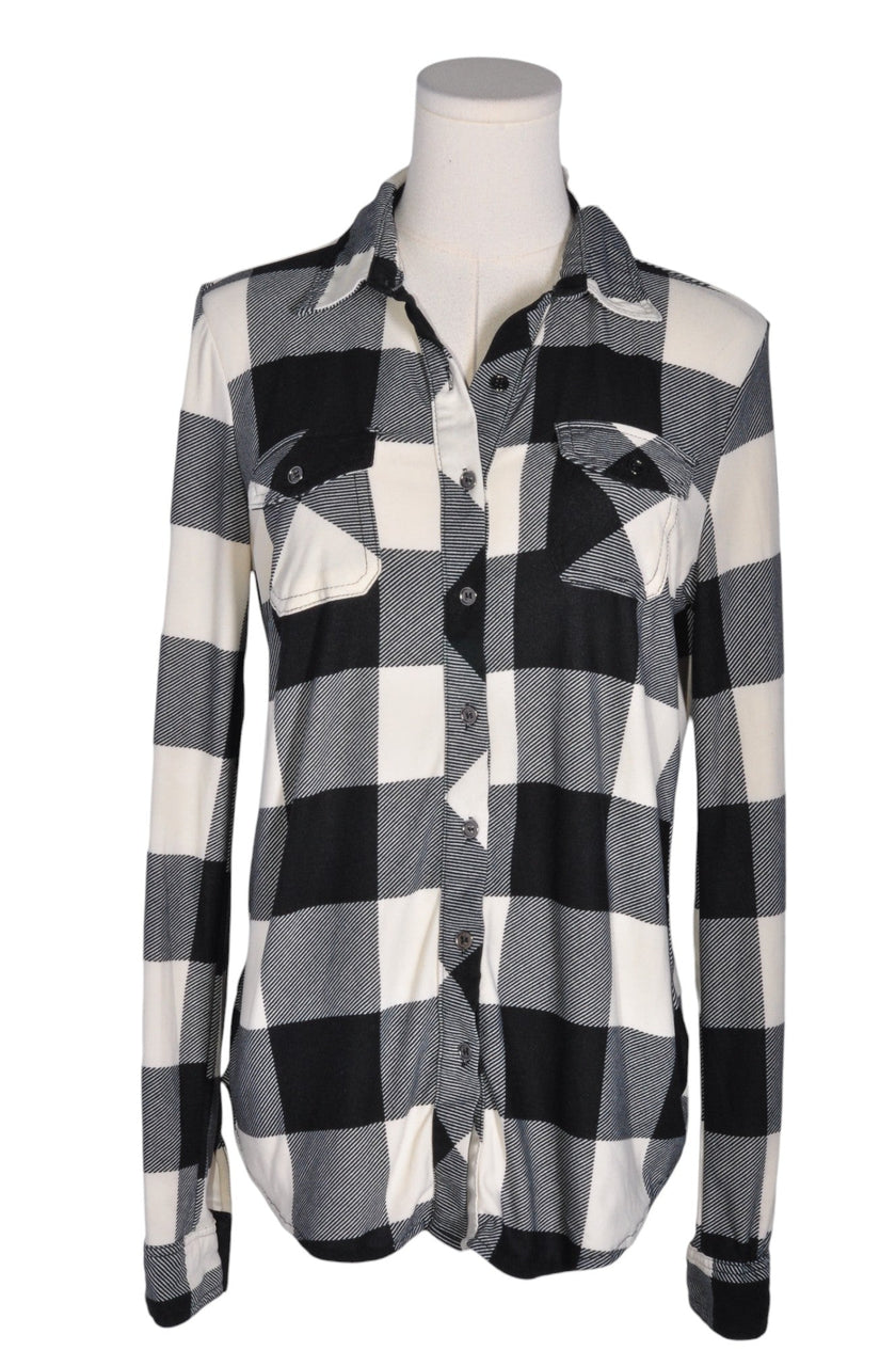 ARDENE Women Button Down Tops Regular fit in Black - M