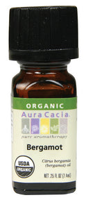Aura Cacia - Bergamot Organic Essential Oil (7ml)
