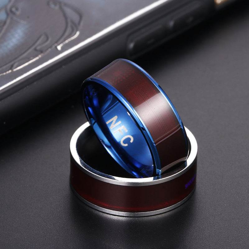LED Display Smart Ring – Futuristic Stainless Steel Design for Digital Style & Everyday Wear