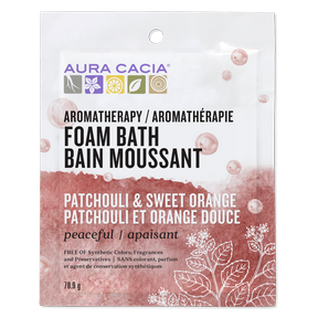 Aura Cacia - Patchouli/Sweet Orange Foam Bath (71g)