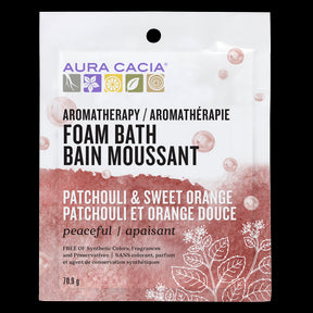 Aura Cacia - Patchouli/Sweet Orange Foam Bath (71g)