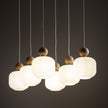 Ballo 6-Light Scandinavian Pendant Light for Dining Table & Kitchen Island