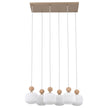 Ballo 6-Light Scandinavian Pendant Light for Dining Table & Kitchen Island