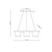 Varo Scandinavian Minimalist Pendant Ceiling Light for Kitchen Island, Dining Room & Modern Interiors