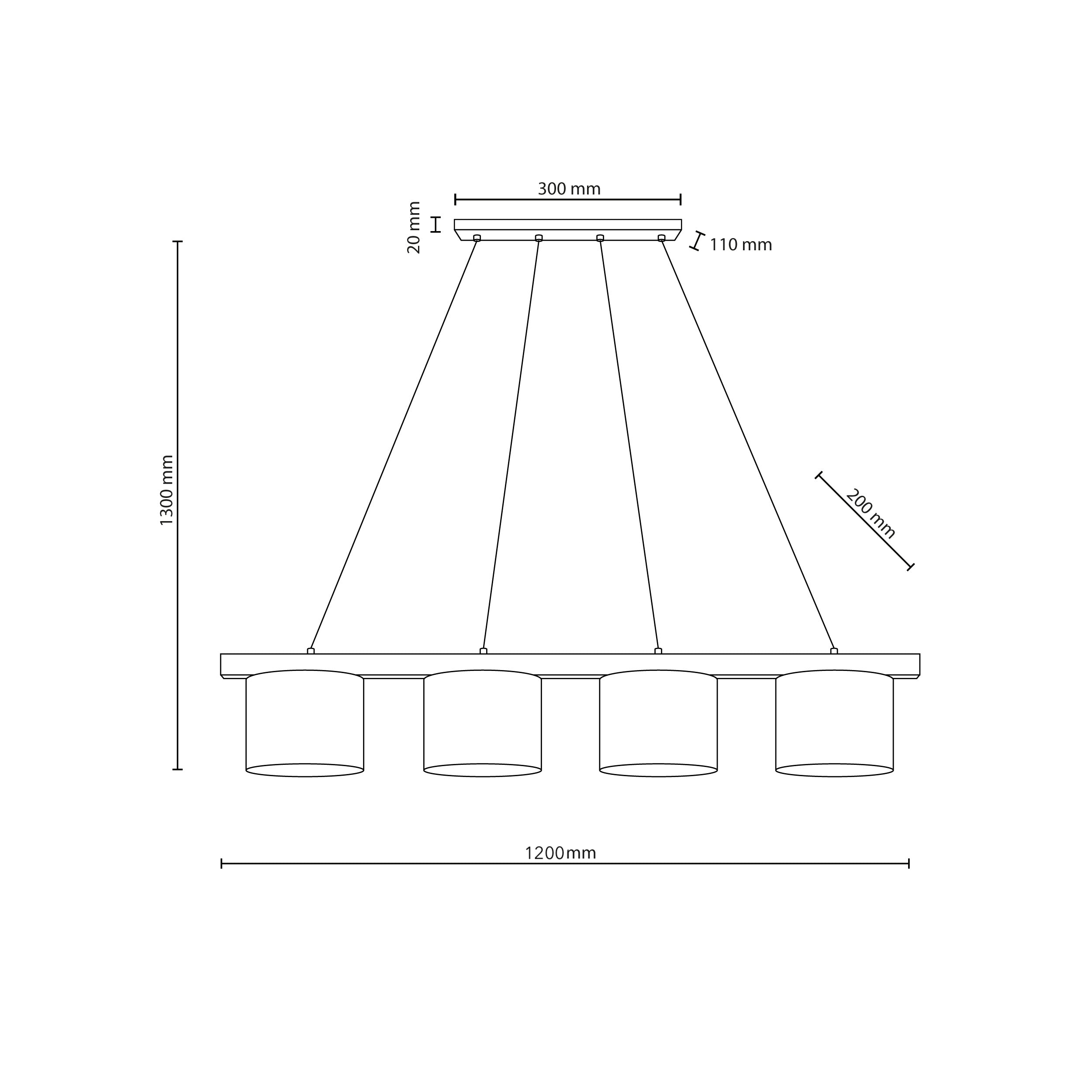 Varo Scandinavian Minimalist Pendant Ceiling Light for Kitchen Island, Dining Room & Modern Interiors