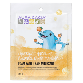 Aura Cacia - Kids Cheering Foam Bath Swt Org&Tan (71g)