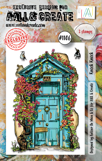 AALL and Create  A7 Stamp Set - 1106 - Knock Knock