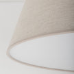FORMO Linen Flush Mount Ceiling Light for Bedroom, Hallway & Living Room
