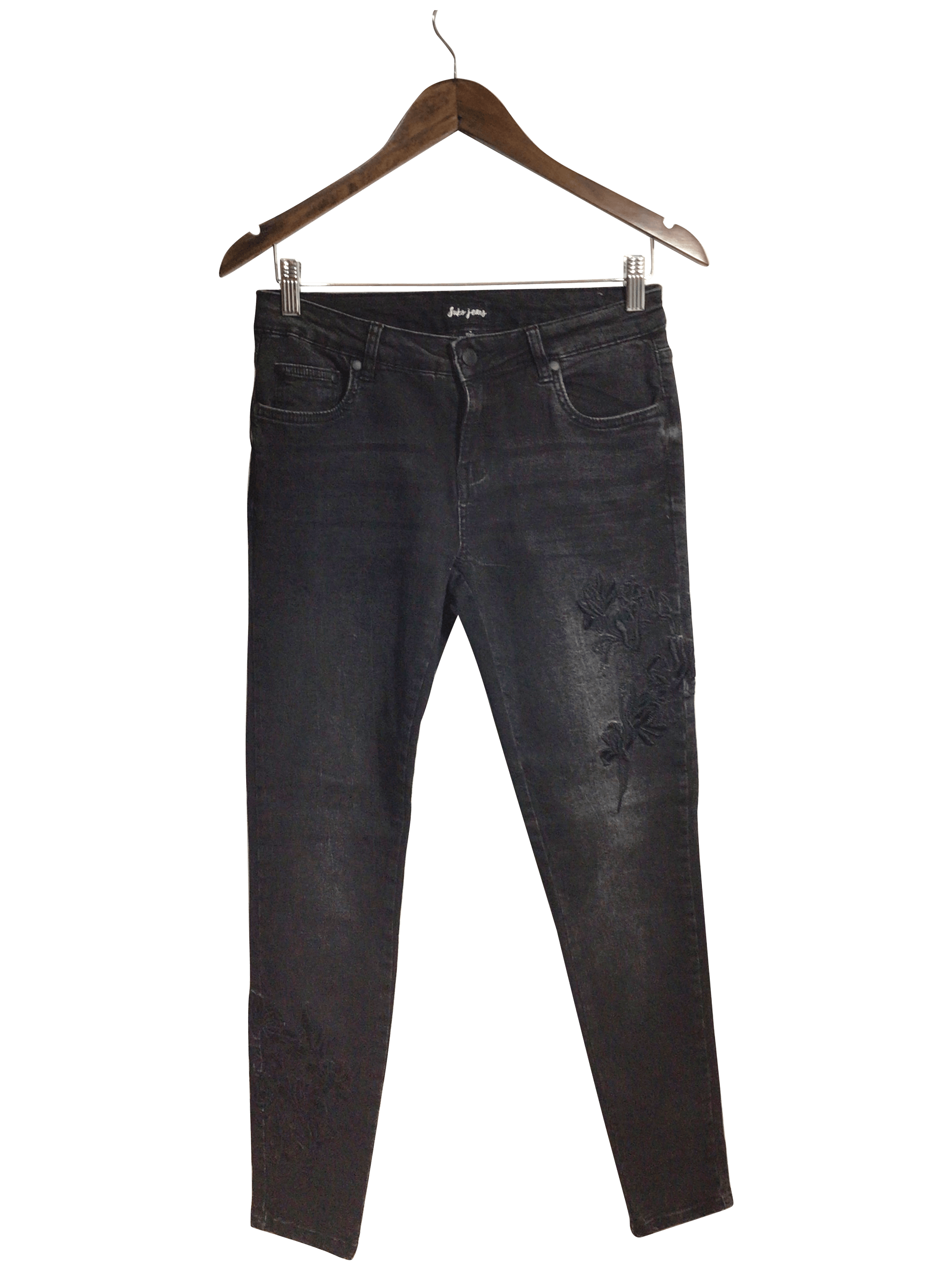 SUKO JEANS Women Straight-Legged Jeans Regular fit in Black - 6