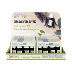 Aura Cacia - Discover Essential Oils Ctr Display (12pc)
