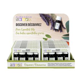 Aura Cacia - Discover Essential Oils Ctr Display (12pc)