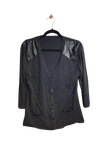 UNBRANDED Women Button Down Tops Regular fit in Gray - S