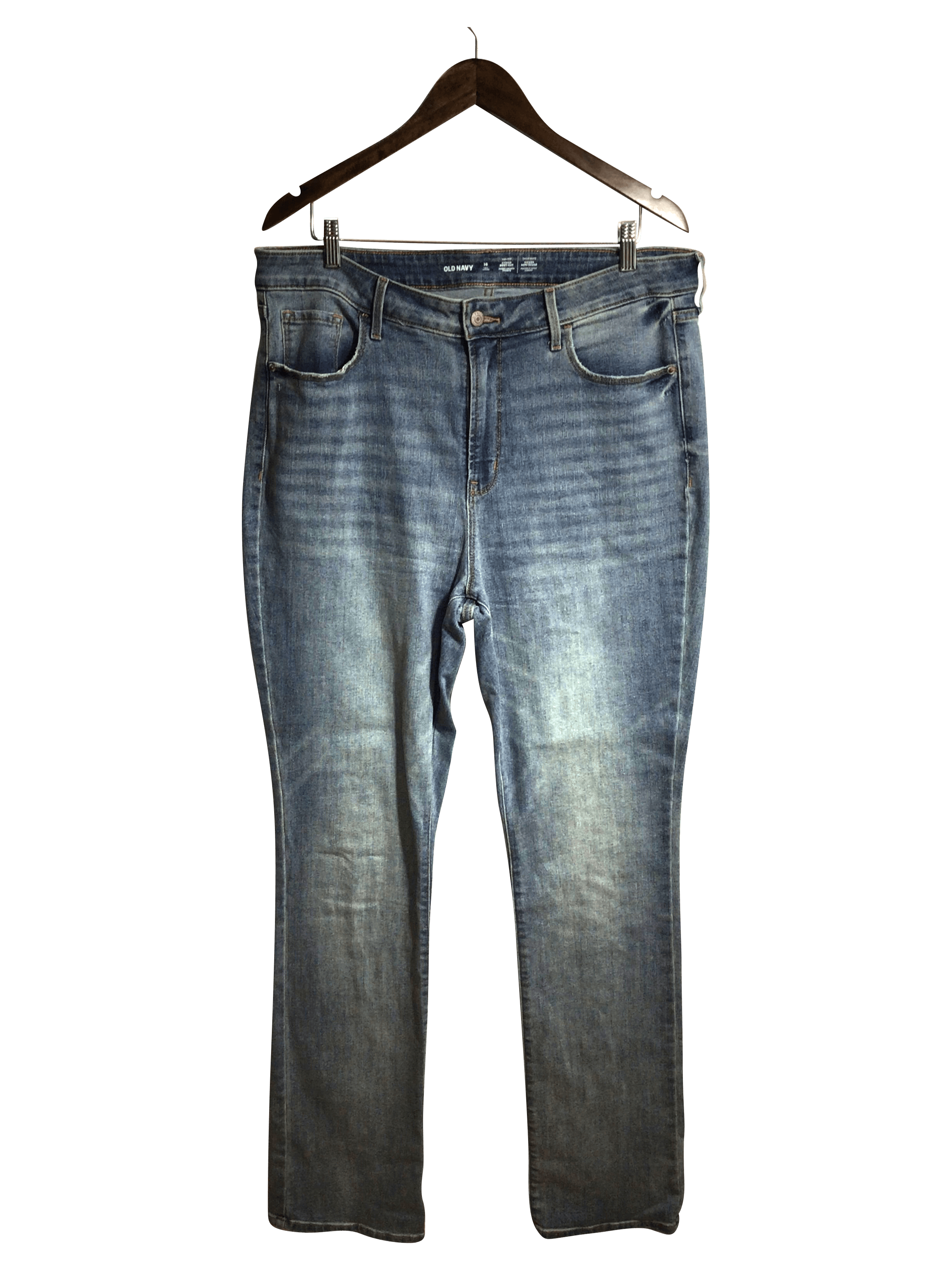 OLD NAVY Women Straight-Legged Jeans Regular fit in Blue - 16