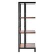 VEVOR 4-Tier AV Media Stand Height-Adjustable Wooden Audio-Video Media Stand
